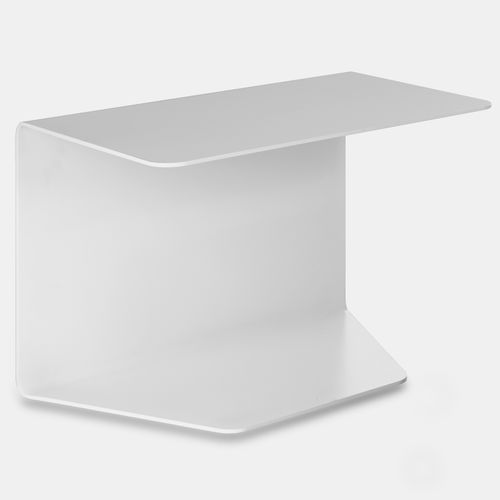 Tavolo d'appoggio contemporaneo - COSY - MDF Italia - in alluminio / con supporto in alluminio / rettangolare