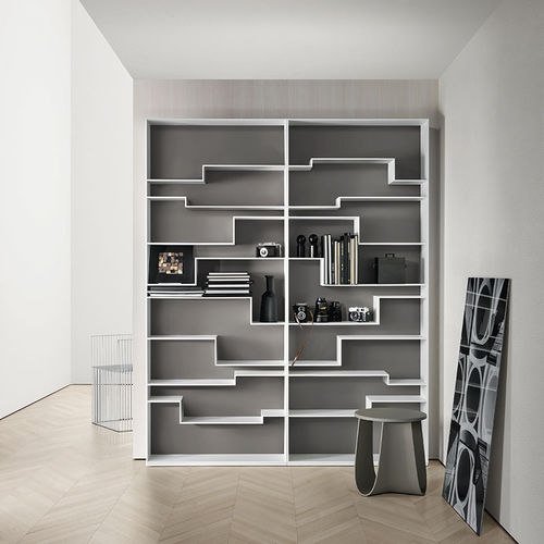 Libreria modulare - MELODY - MDF Italia - contemporanea / in MDF laccato / in melaminico