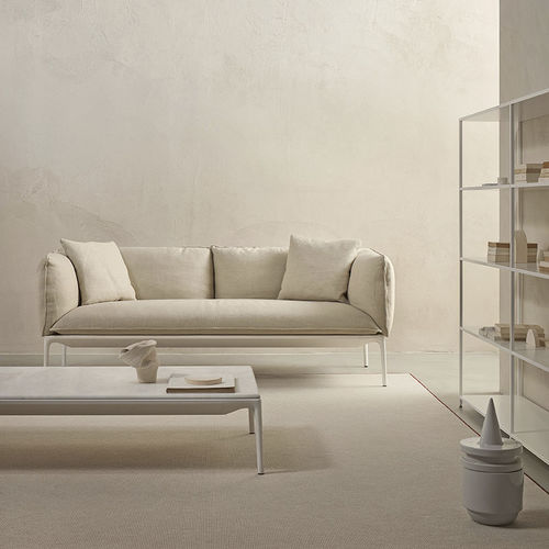 Divano contemporaneo - YALE  - MDF Italia - in tessuto / in pelle / con braccioli