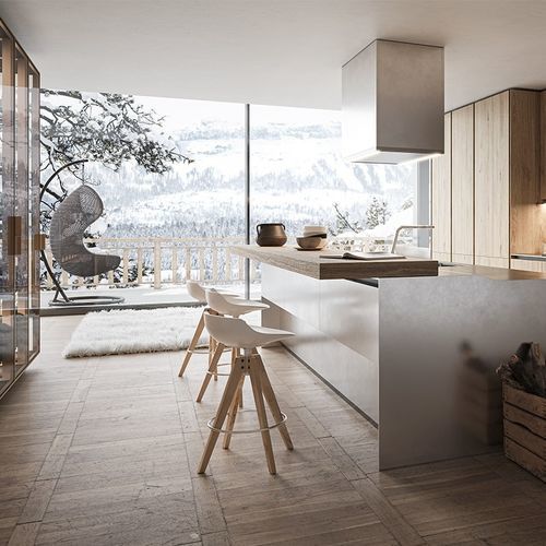 Sgabello da bar contemporaneo - FLOW  - MDF Italia - in tessuto / in plastica / con supporto in acciaio verniciato