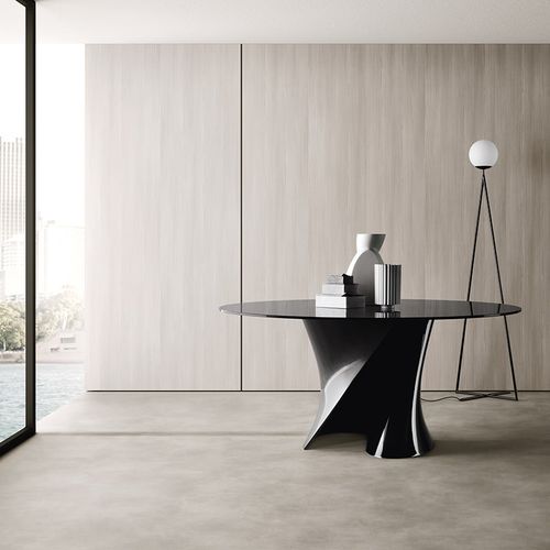 Tavolo contemporaneo - S  - MDF Italia - in legno laccato opaco / in vetro temprato / in marmo