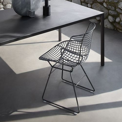 Sedia contemporanea - FLOW FILO - MDF Italia - da interno / da esterno / in pelle