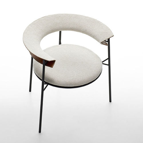 Poltrona contemporanea - CANTLE - MDF Italia - in tessuto / in pelle / in acciaio con rivestimento a polvere