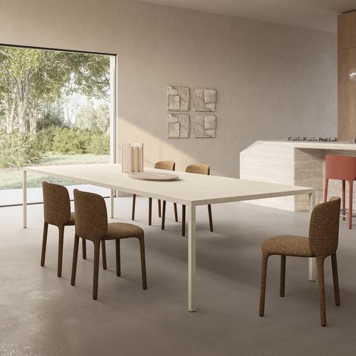 Sedia da pranzo contemporanea - PAT - MDF Italia - da interno / in alluminio / in acciaio
