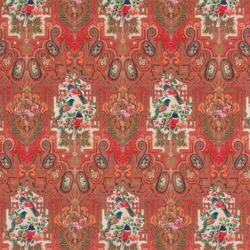 Carta da parati design originale - LES OISEAUX DIAMANTS  - PIERRE FREY tissus - con motivi floreali / con motivo stampato / lavabile
