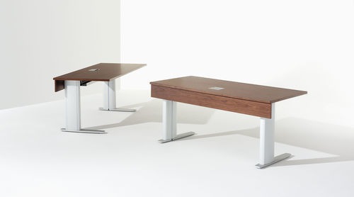 Tavolo per corsi di formazione contemporaneo - Vox® Delegate™ - Nienkamper - in laminato / impiallacciato in legno / in alluminio