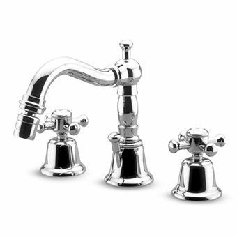 Miscelatore doppio comando per bidet - Z46 SERIES - ZUCCHETTI - da appoggio / in metallo cromato / da bagno