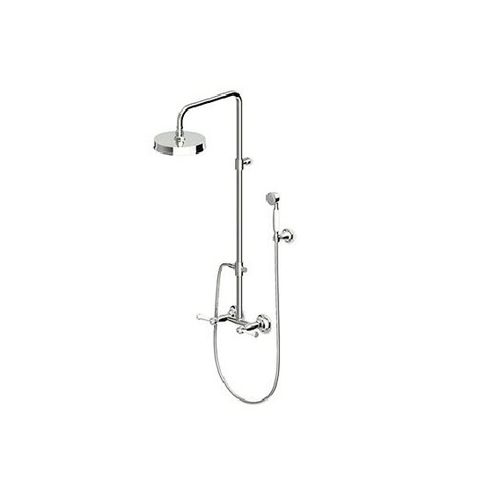 Colonna doccia in ottone - ZAM860 - ZUCCHETTI - da parete / classica / con doccia a mano