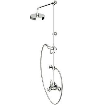Colonna doccia termostatica - ZAG865 - ZUCCHETTI - in ottone / da parete / classica