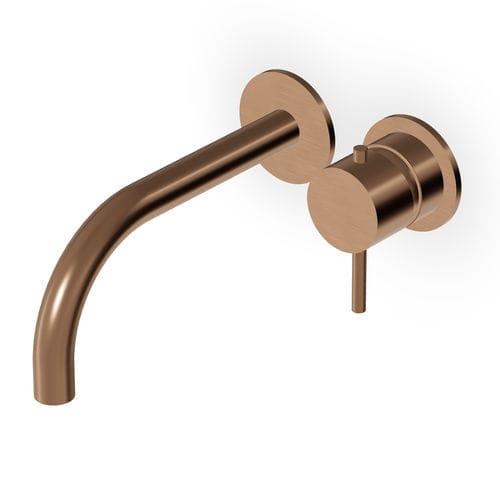 Miscelatore per lavabo - ZHE721 series - ZUCCHETTI - da parete / in acciaio inossidabile / da bagno