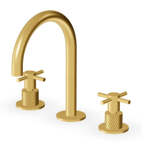 Miscelatore doppio comando per lavabo - ZHM515 series - ZUCCHETTI - da appoggio / in acciaio inossidabile / da bagno
