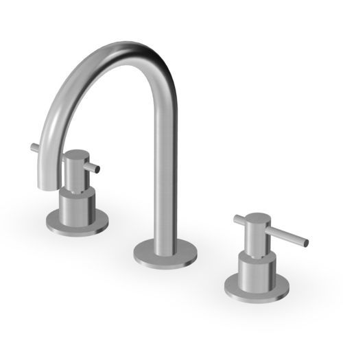 Miscelatore doppio comando per lavabo - ZHL515 series - ZUCCHETTI - da appoggio / in acciaio inossidabile / da bagno