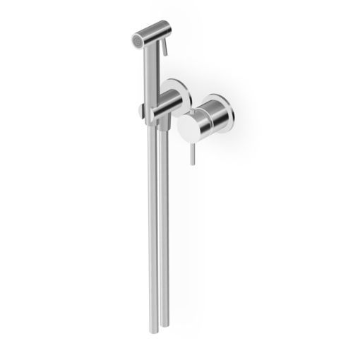 Doccetta manuale da braccia - ZHE417 series - ZUCCHETTI - per WC / cilindrica / in acciaio inossidabile