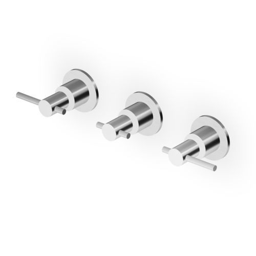 Miscelatore doppio comando per doccia - ZHL695 series - ZUCCHETTI - da parete / da incasso / in acciaio inossidabile