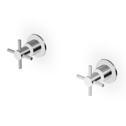 Miscelatore doppio comando per doccia - ZHM738 series - ZUCCHETTI - da parete / da incasso / in acciaio inossidabile