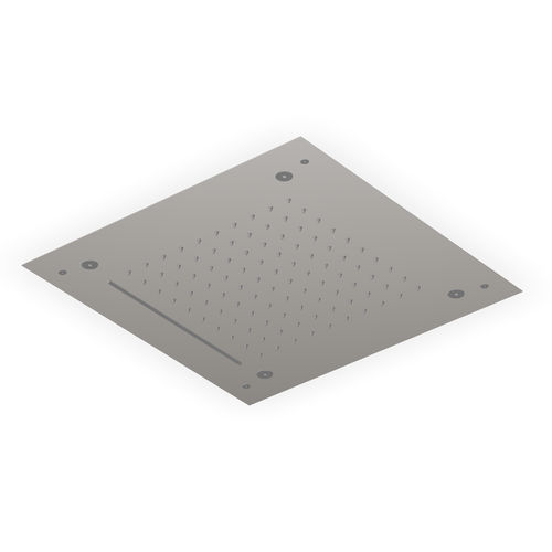 Soffione doccia da soffitto - Z94293 series - ZUCCHETTI - quadrato / multifunzione