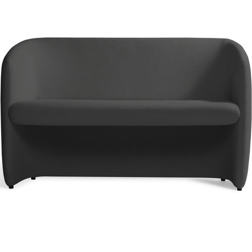 Divanetto imbottito contemporaneo - PLUM - CAPDELL - in tessuto / con supporto in legno / in legno