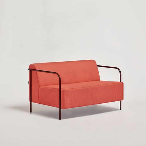 Divano contemporaneo - BRIDGE - CAPDELL - in tessuto / grigio / marrone