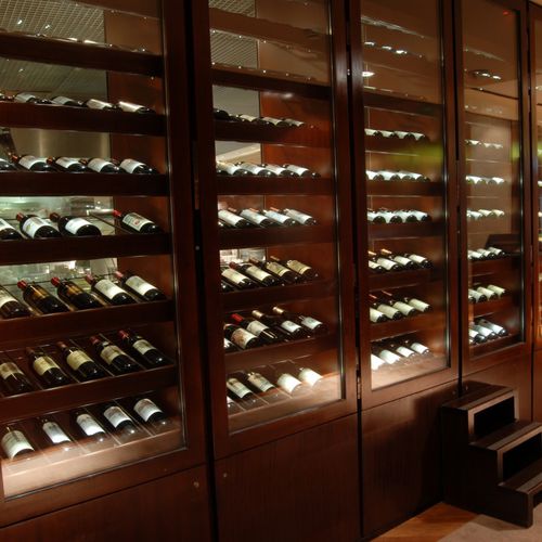 Cantinetta per bar - PARK HYATT - PROVINTECH - installazione libera / in acciaio inossidabile / vetrata