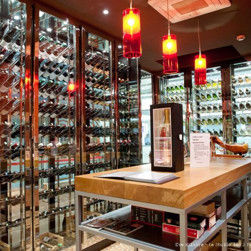 Cantinetta per ristorante - LOUIS M - PROVINTECH - da incasso / in acciaio inossidabile / in vetro