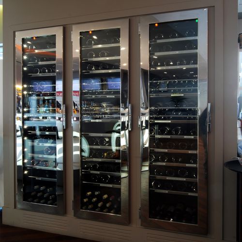Cantinetta per ristorante - PUBLICIS DRUGSTORE - PROVINTECH - da incasso / in acciaio inossidabile / in vetro