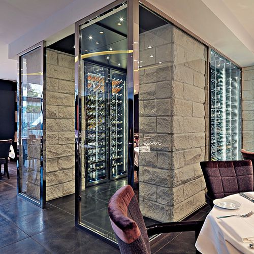 Cantinetta per ristorante - DURAND DUPONT - PROVINTECH - da incasso / in acciaio inossidabile / in vetro