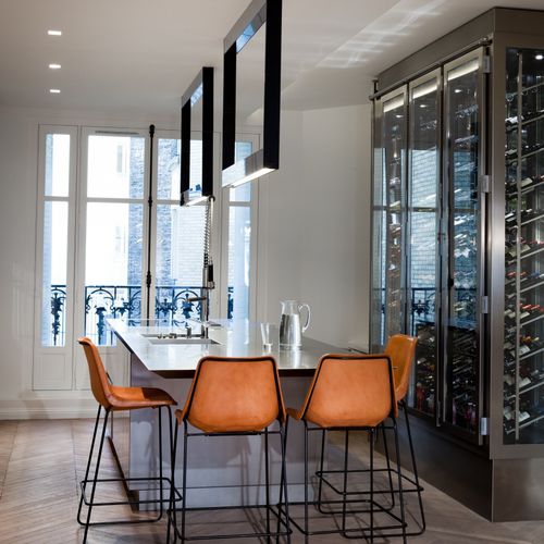 Cantinetta installazione libera - APPARTEMENT B  - PROVINTECH - in acciaio inossidabile / in vetro / vetrata