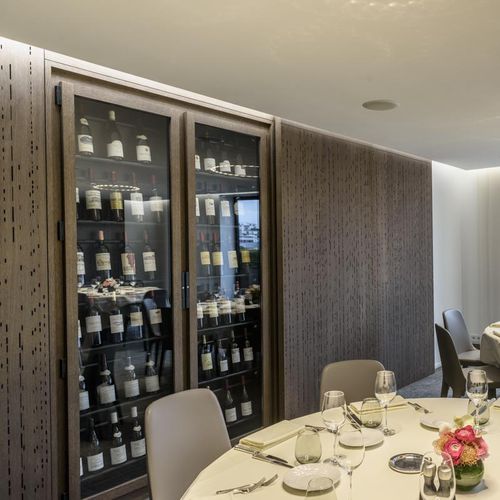 Cantinetta per ristorante - CHAMPS ELYSÉES - PROVINTECH - da incasso / impiallacciata in legno / vetrata