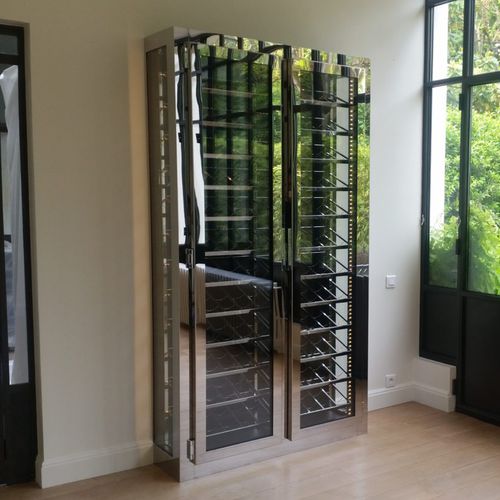 Cantinetta installazione libera - VILLA MONTMORENCY - PROVINTECH - in acciaio inossidabile / vetrata / su misura