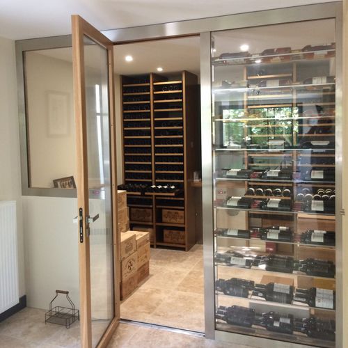 Cantinetta installazione libera - VILLA JS - PROVINTECH - in acciaio inossidabile / vetrata / su misura