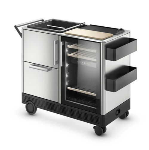 Carrello per bibite - MoBar 550 S - Dometic Professional - per hotel / refrigerato / in acciaio