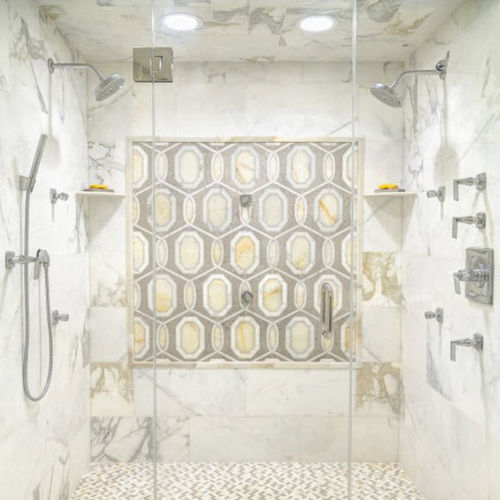 Piastrella in pietra naturale - CAPRI GREY  - ARTISTIC TILE - levigata / da bagno / da parete