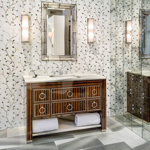 Piastrella in pietra naturale - JAIPUR VINE CALACATTA GOLD - ARTISTIC TILE - levigata / da interno / da parete