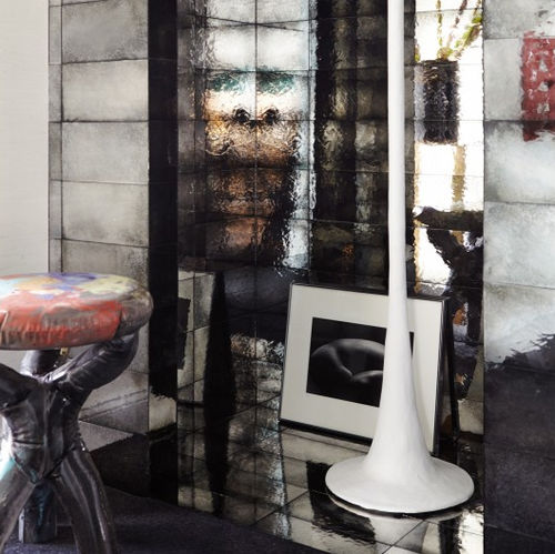 Mosaico in vetro - GASLIGHT MIRROR HAND SILVERED - ARTISTIC TILE - lucido / da interno / da parete