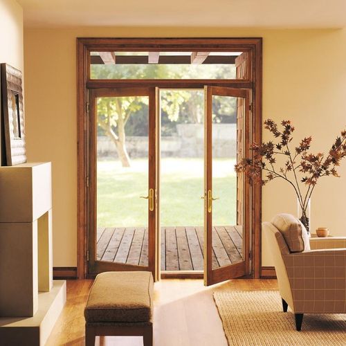 Porta finestra battente - WOOD ULTREX: INSWING  - INTEGRITY - in legno / in fibra di vetro / a doppi vetri