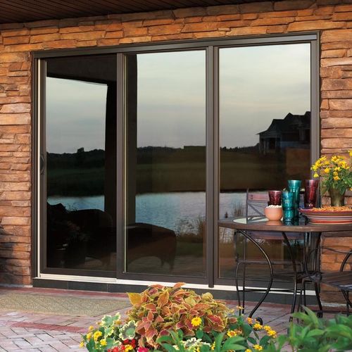 Vetrata scorrevole - WOOD-ULTREX  - INTEGRITY - in legno / in fibra di vetro / a doppi vetri
