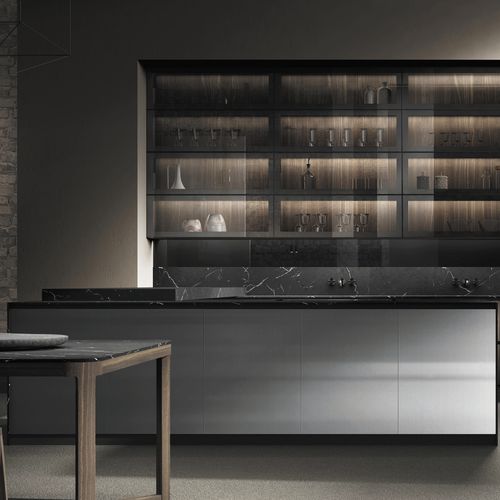 Cucina contemporanea - TIZNAR STAMP - MUEBLES DOCA - in legno / in vetro / in alluminio