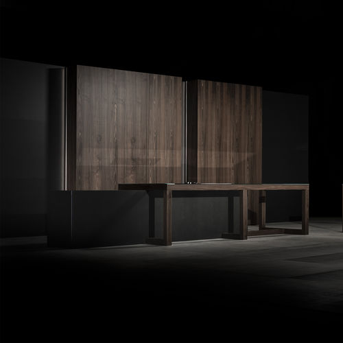 Cucina contemporanea - EUME ACACIA OLD - MUEBLES DOCA - in legno / in vetro / in porcellana