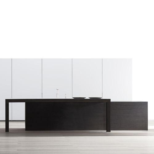 Cucina contemporanea - CUSAN ROBLE 68 BUNOTTE BLANCO  - MUEBLES DOCA - in legno / con isola / laccata