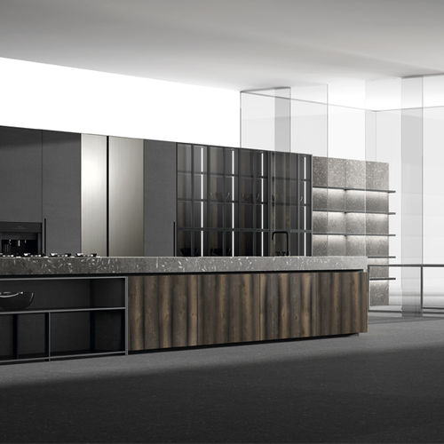 Cucina contemporanea - MAGMA ATA - MUEBLES DOCA - in rovere / in pietra naturale / in acciaio