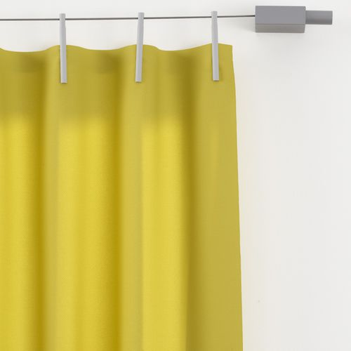 Tessuto per tende - ACE - KVADRAT - a tinta unita / poliestere FR / in velluto
