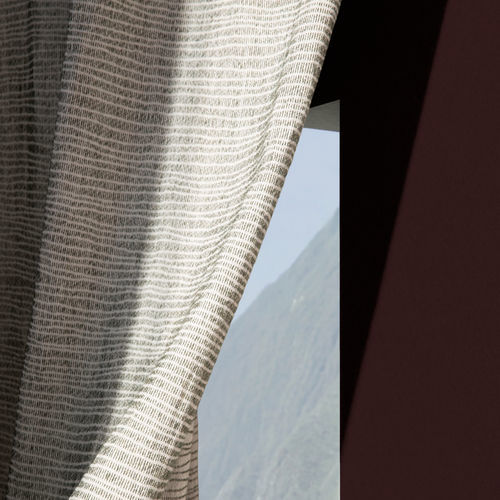 Tessuto per tende - STREAM LINE - KVADRAT - con motivo a onde / in lana / in cotone