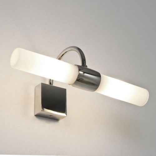 Applique contemporanea - DAYTON 0335 - astro - in metallo / in vetro / per stanza da bagno