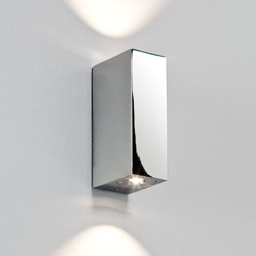 Applique contemporanea - BLOC 0829 - astro - in metallo / rettangolare / per stanza da bagno