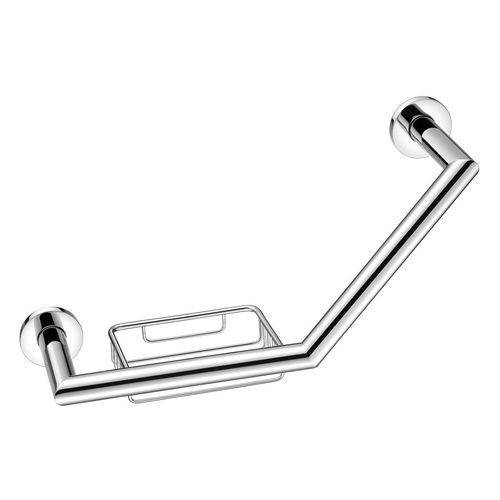 Barra di sostegno in ottone - TECNO - Aliseo - in cromo / a forma di L / da parete