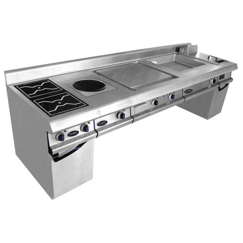 Cucina professionale in acciaio inossidabile - CELTIC - CAPIC - modulare / con impugnature