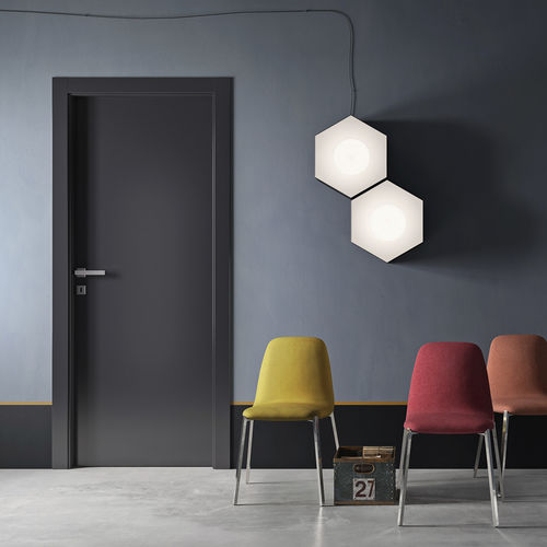 Porta da interno - AVIO : 1L - GIDEA - in laminato / battente / senza vetri