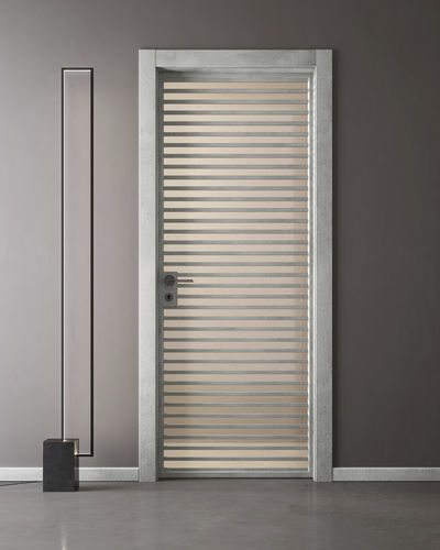 Porta da interno - NO-LIMITS : VIVIA HORIZON - GIDEA - in vetro / in laminato / battente