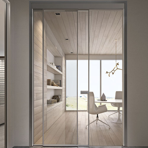 Porta da interno - G-LIKE - GIDEA - in vetro / battente / scorrevole