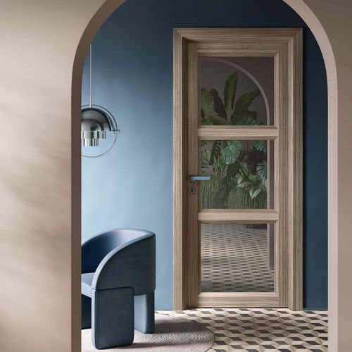 Porta da interno - TREVIA 3V - GIDEA - in laminato / battente / contemporanea